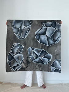 Gray Geometric 1 52x55